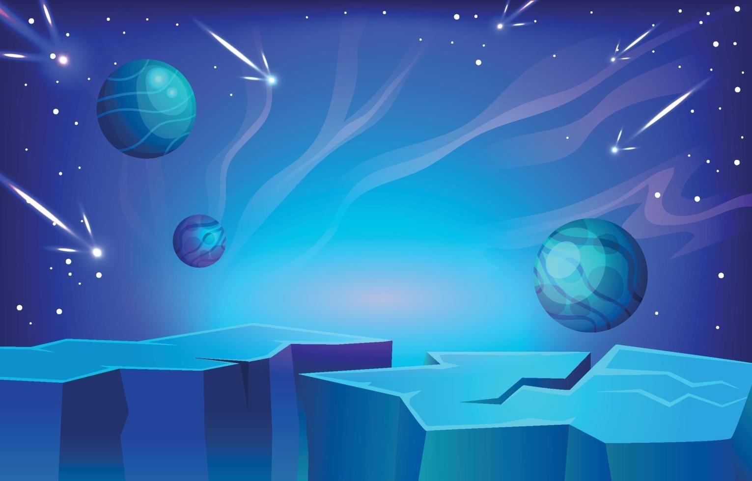 Space Atmosphere Background vector