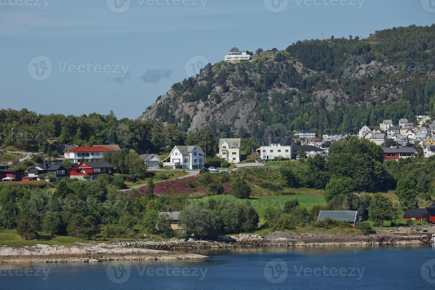 Beautiful view of Alesund, Norway photo