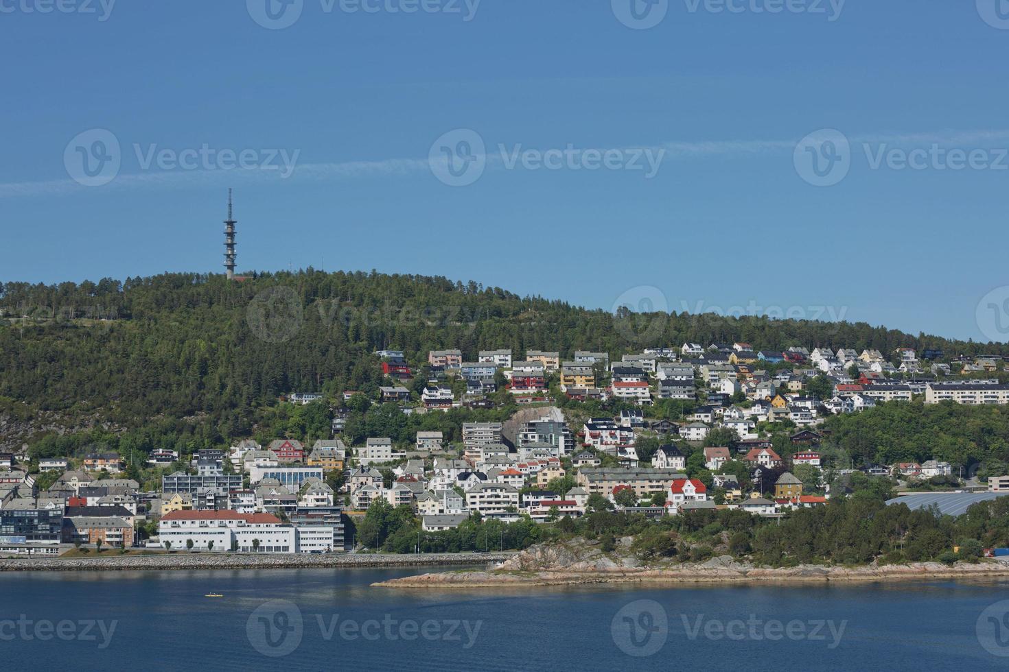 Beautiful view of Alesund, Norway photo