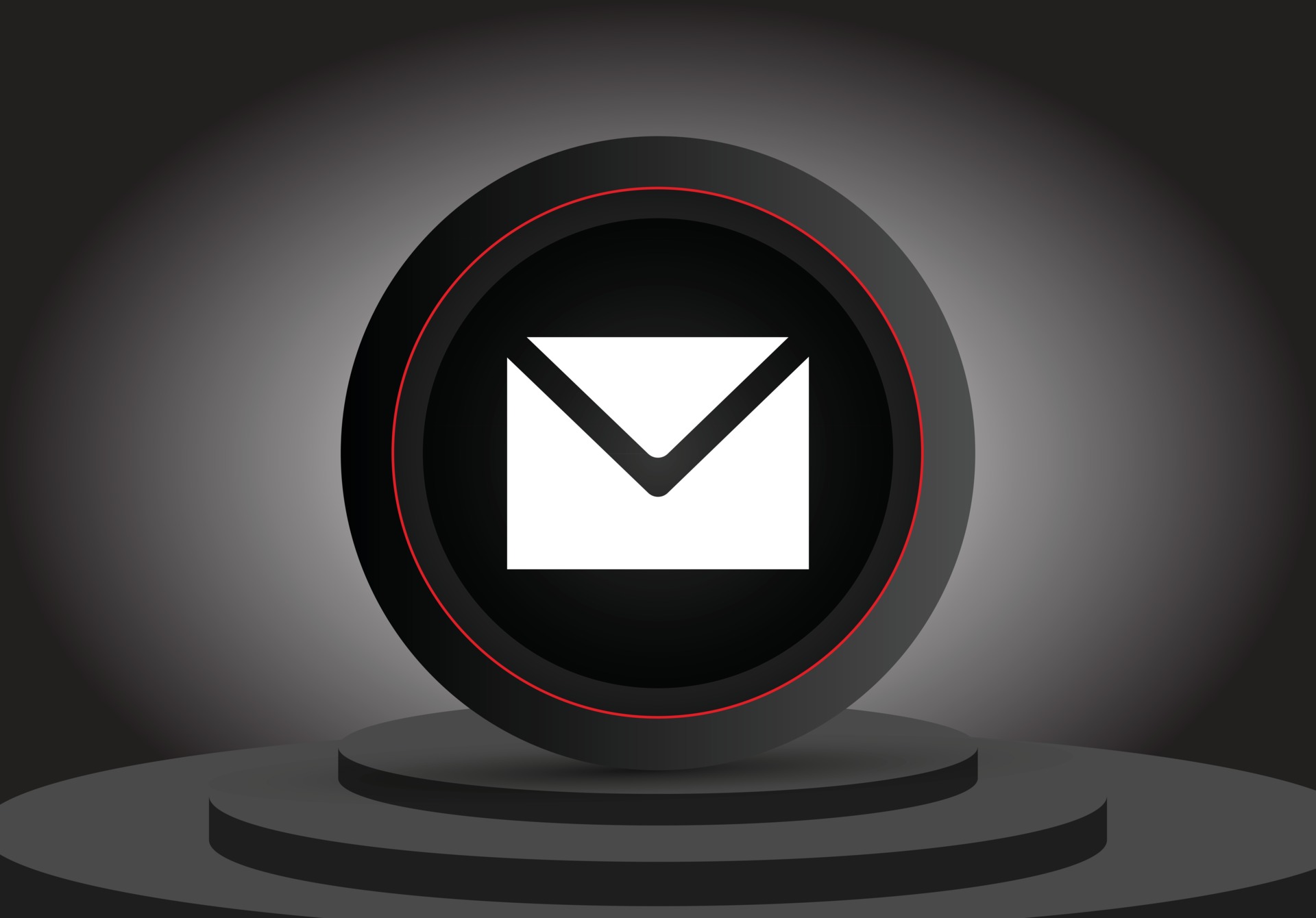 Realistic 3d Email Symbol Isolated 3d Icon Vector Art At Vecteezy