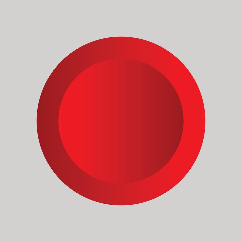 red arcade Buttons Vector sample design