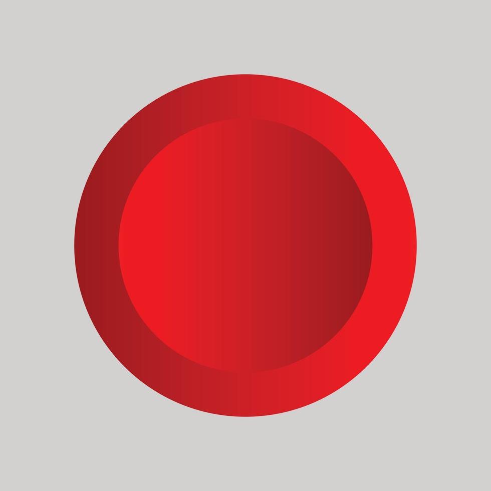 red arcade Buttons Vector sample design