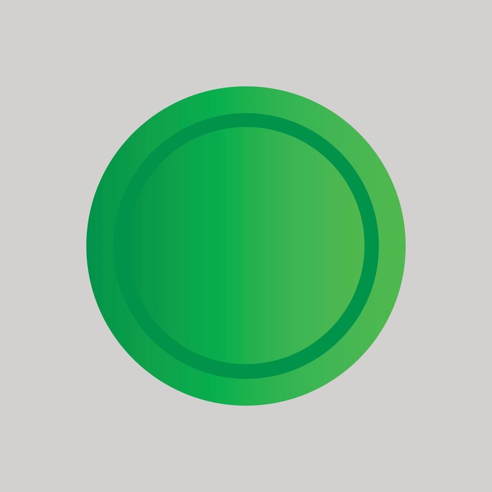 green arcade Buttons Vector sample design