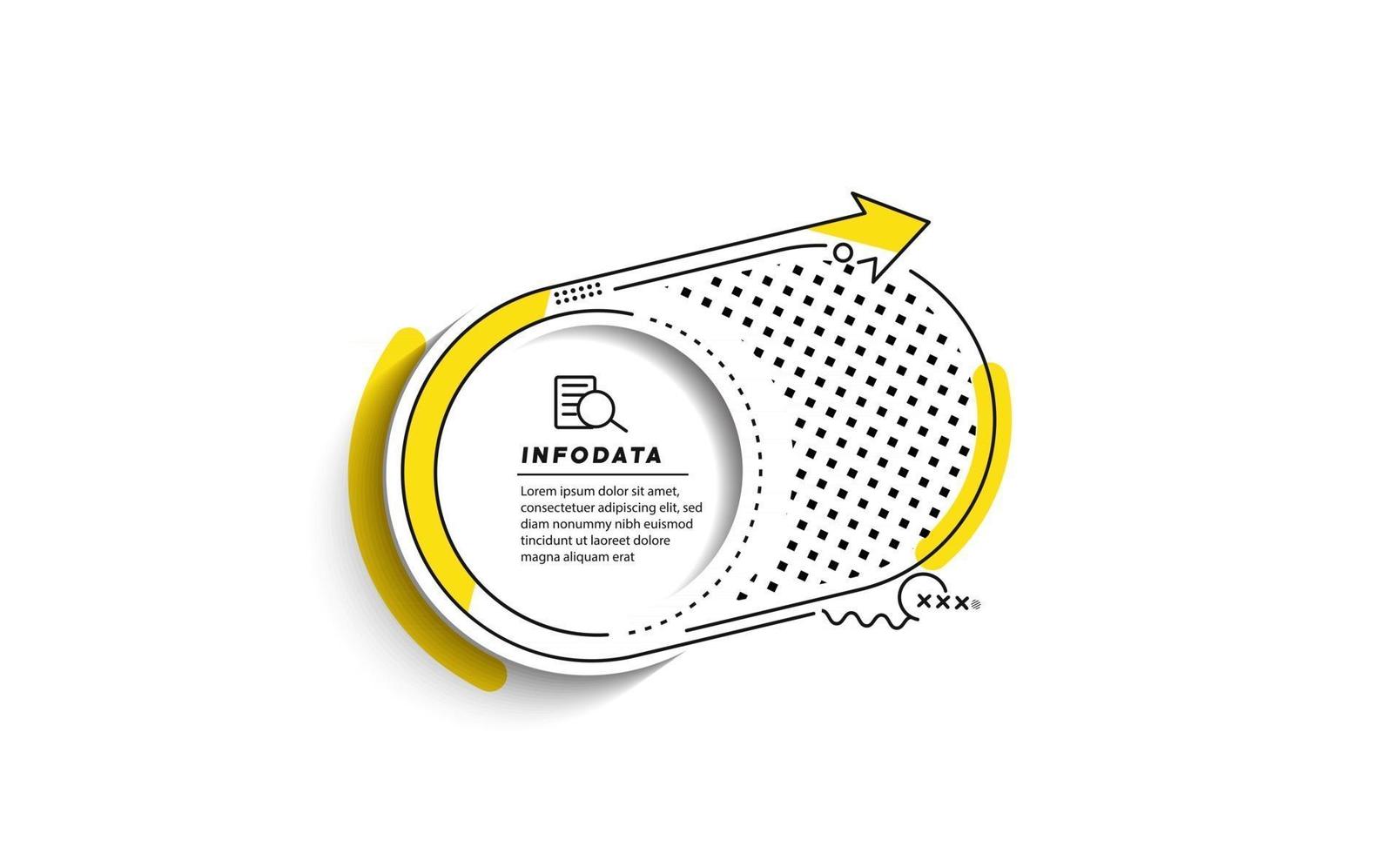 elementos de diseño de infografías empresariales. infochart moderno, gráfico y gráficos de marketing, diagramas de barras. vector