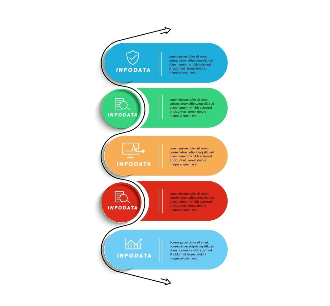 Design elements of business infographics. Modern infochart, marketing chart and graphs, bar diagrams. vector