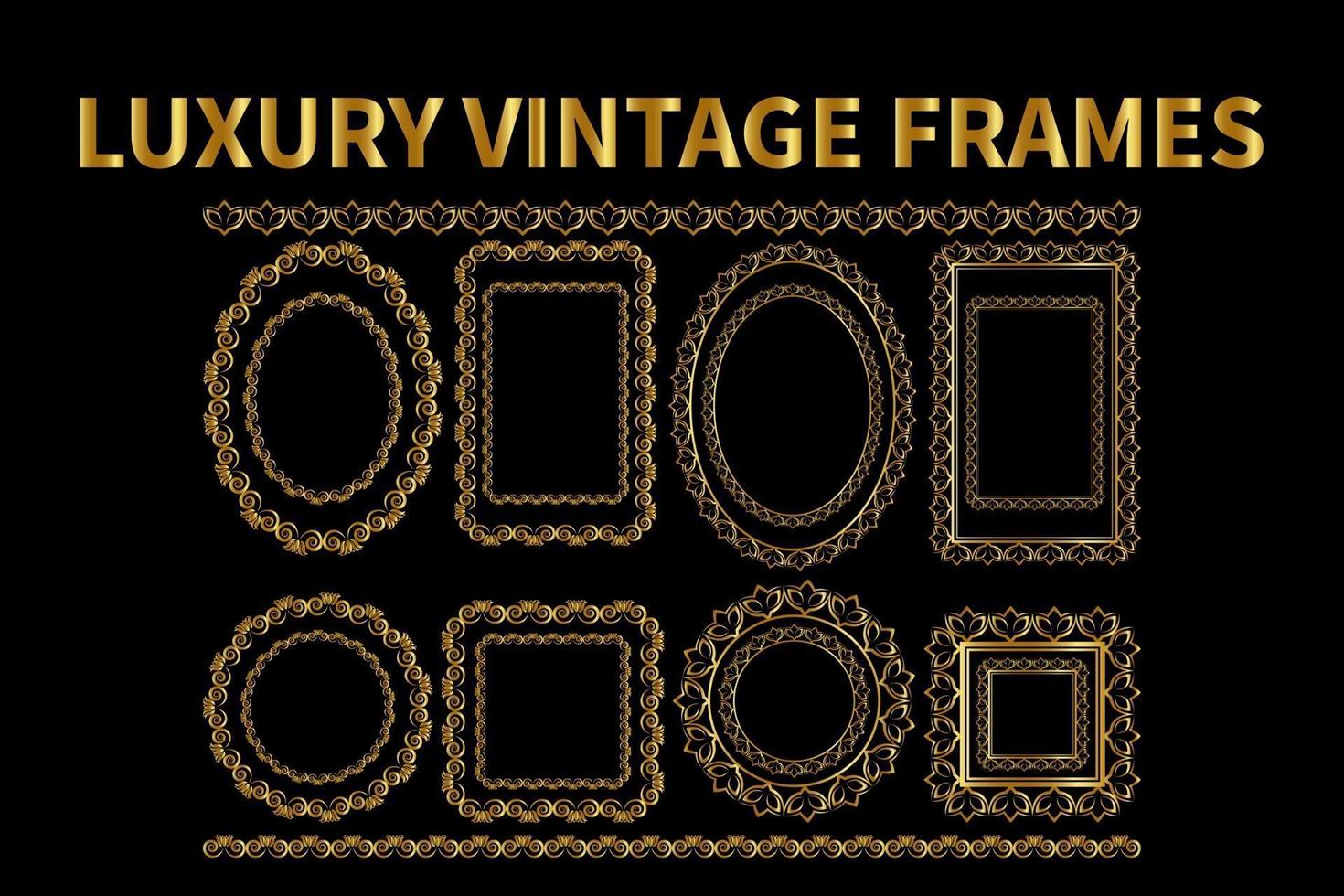 Luxury Vintage Frames Vector eps 10