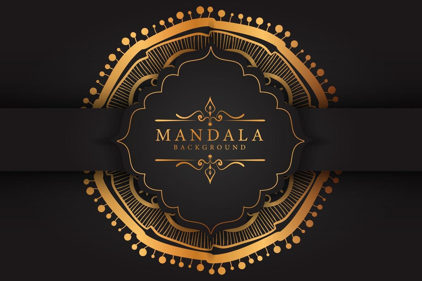 vector de fondo de mandala