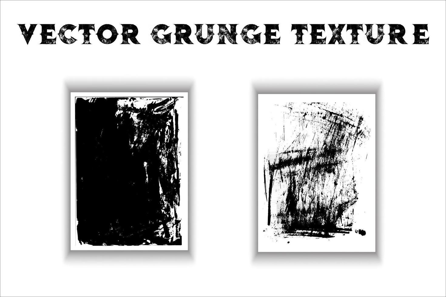 Black grunge texture vector