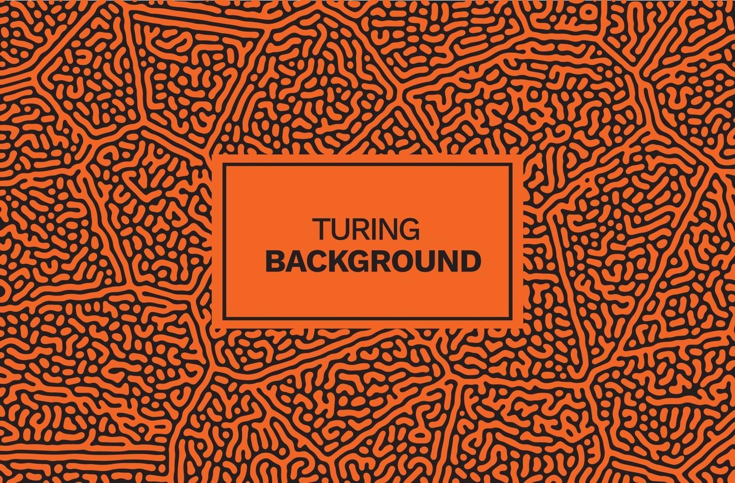 Abstract Irregular Organic Lines Turing Pattern Background Turing Pattern Organic Reaction Diffusion Pattern Background Free Vector