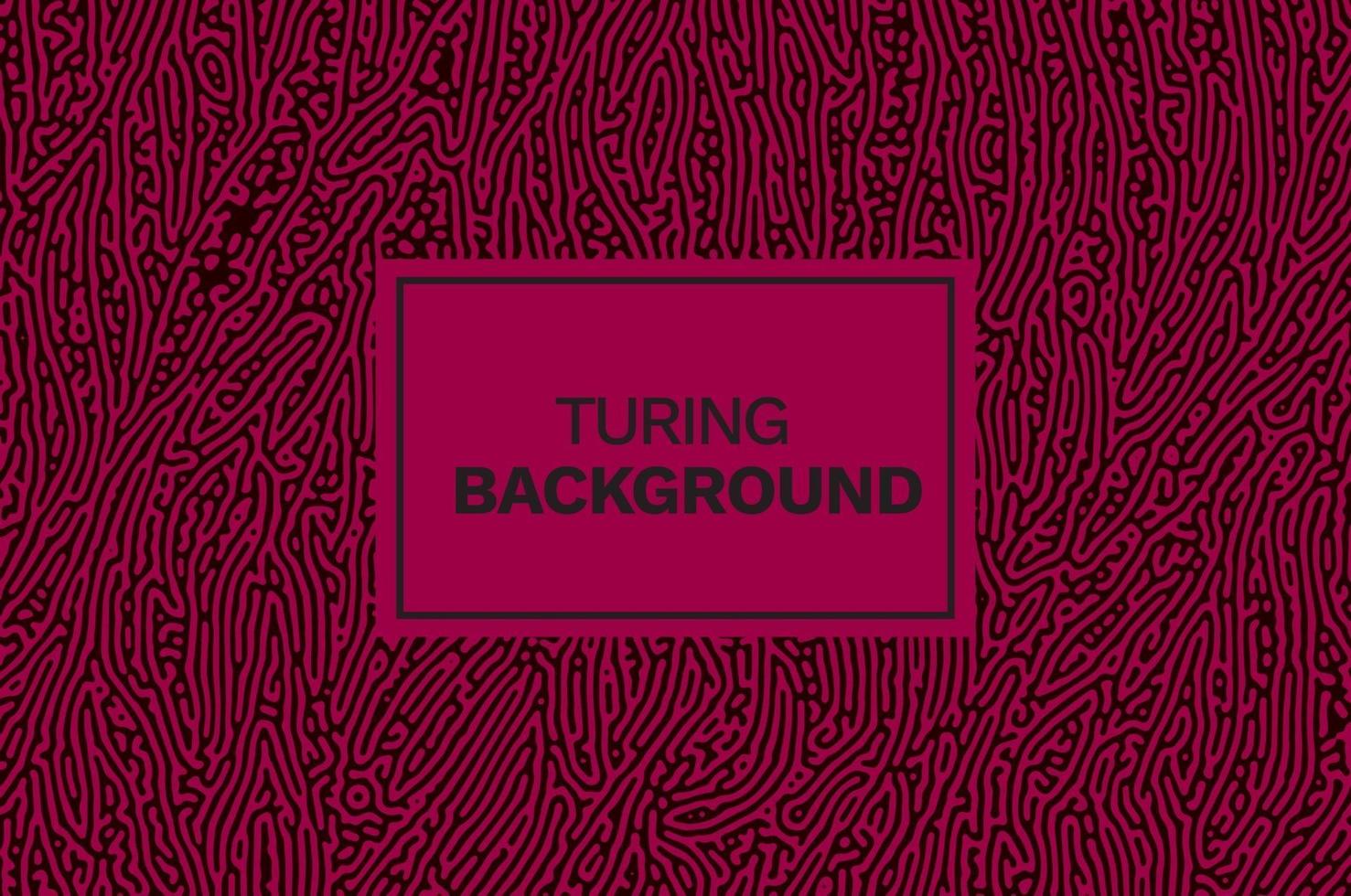 Abstract Irregular Organic Lines Turing Pattern Background Turing Pattern Organic Reaction Diffusion Pattern Background Free Vector