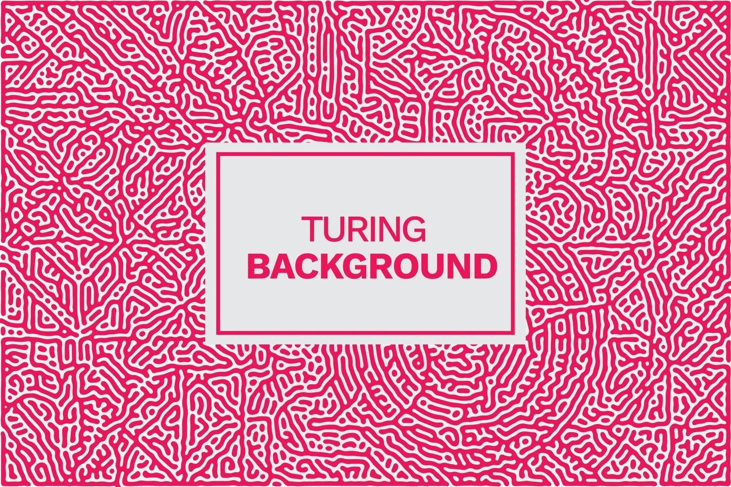 Abstract Irregular Organic Lines Turing Pattern Background Turing Pattern Organic Reaction Diffusion Pattern Background Free Vector