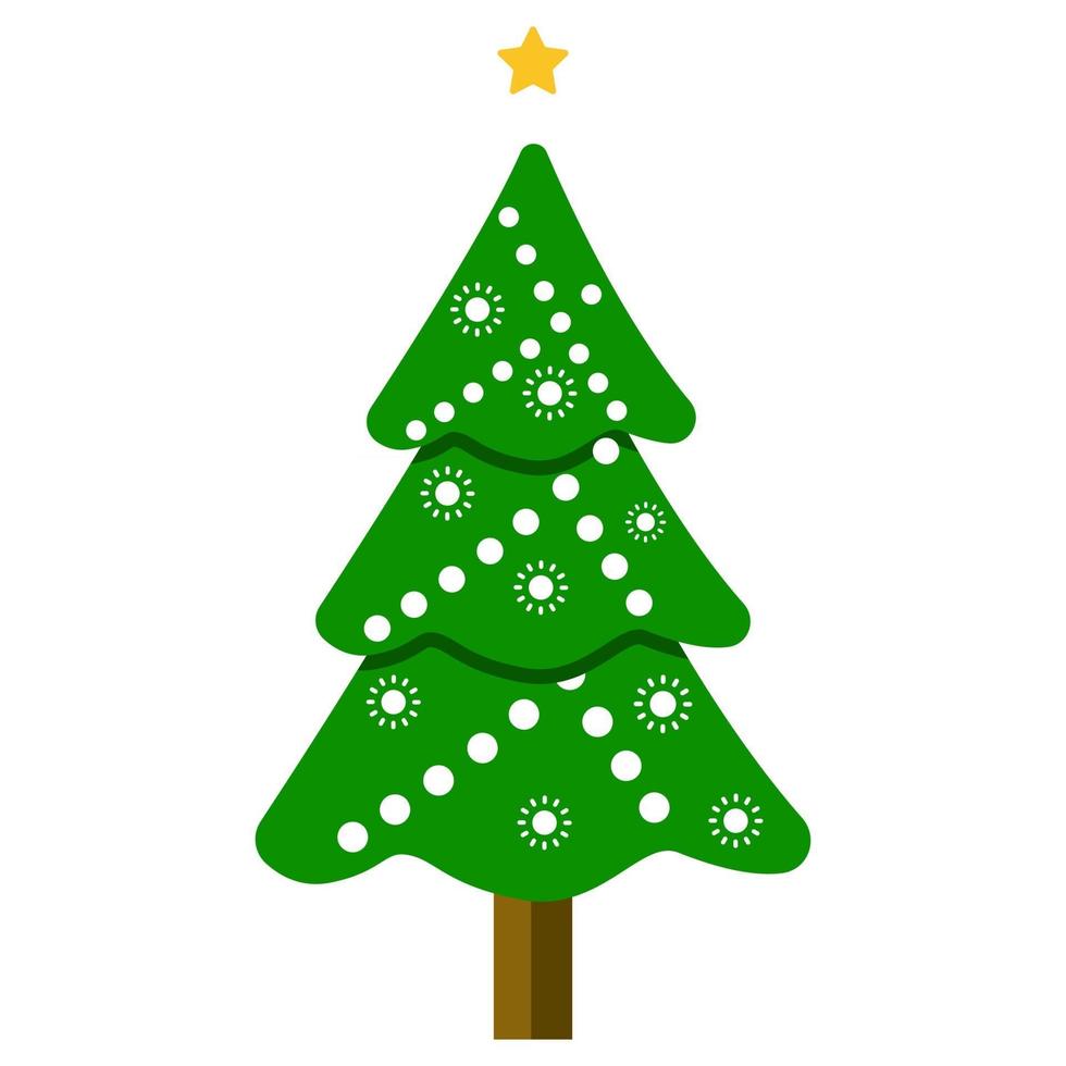 Christmas Evergreen Tree 2710020 Vector Art at Vecteezy