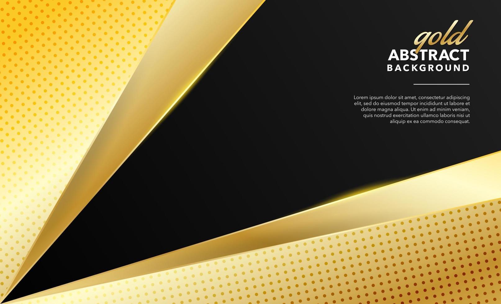 golden modern abstract background design vector