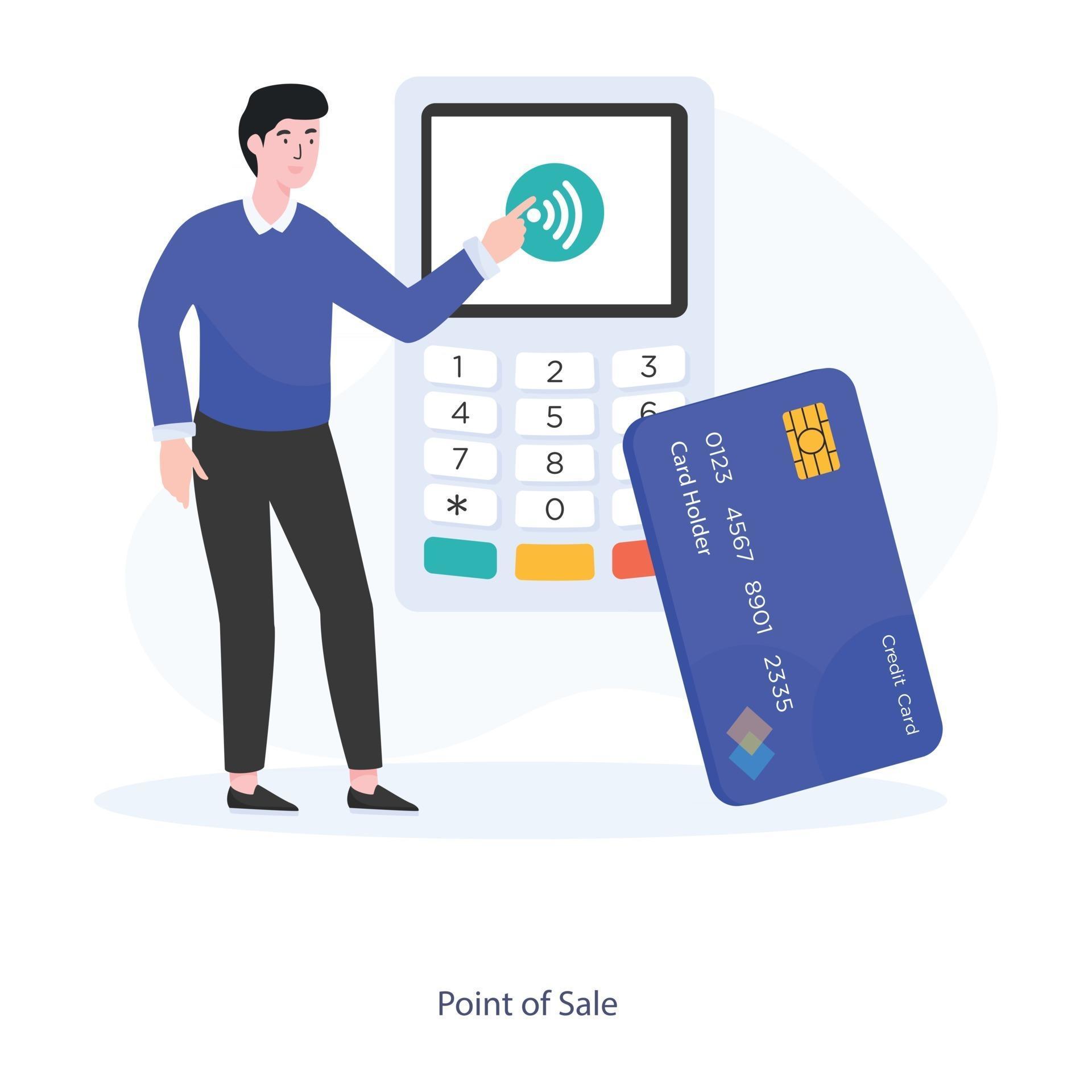 Point Of Sale 2710159 Vector Art at Vecteezy