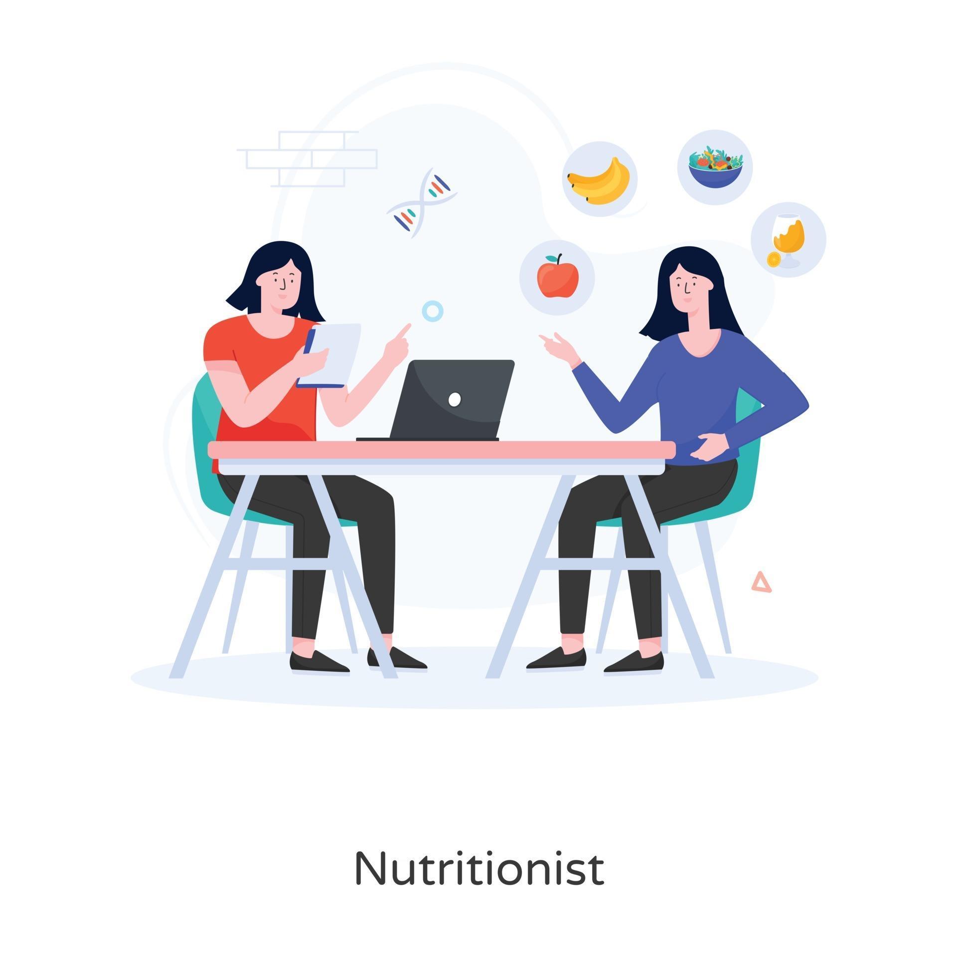 Design of Nutritionist 2710214 Vector Art at Vecteezy