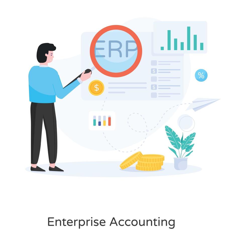 Enterprise Accounting Design 2710230 Vector Art at Vecteezy