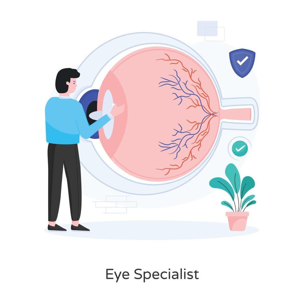 Eye Specialist Design vector