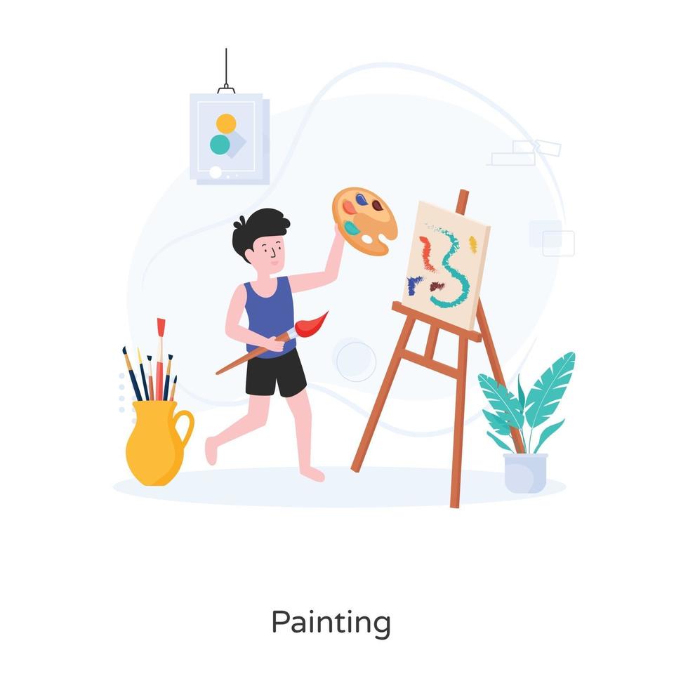 Painting And Artwork vector