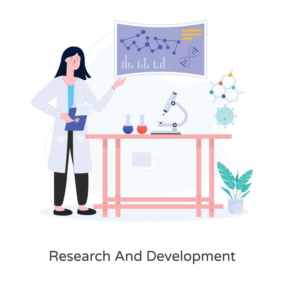 Research and Development vector