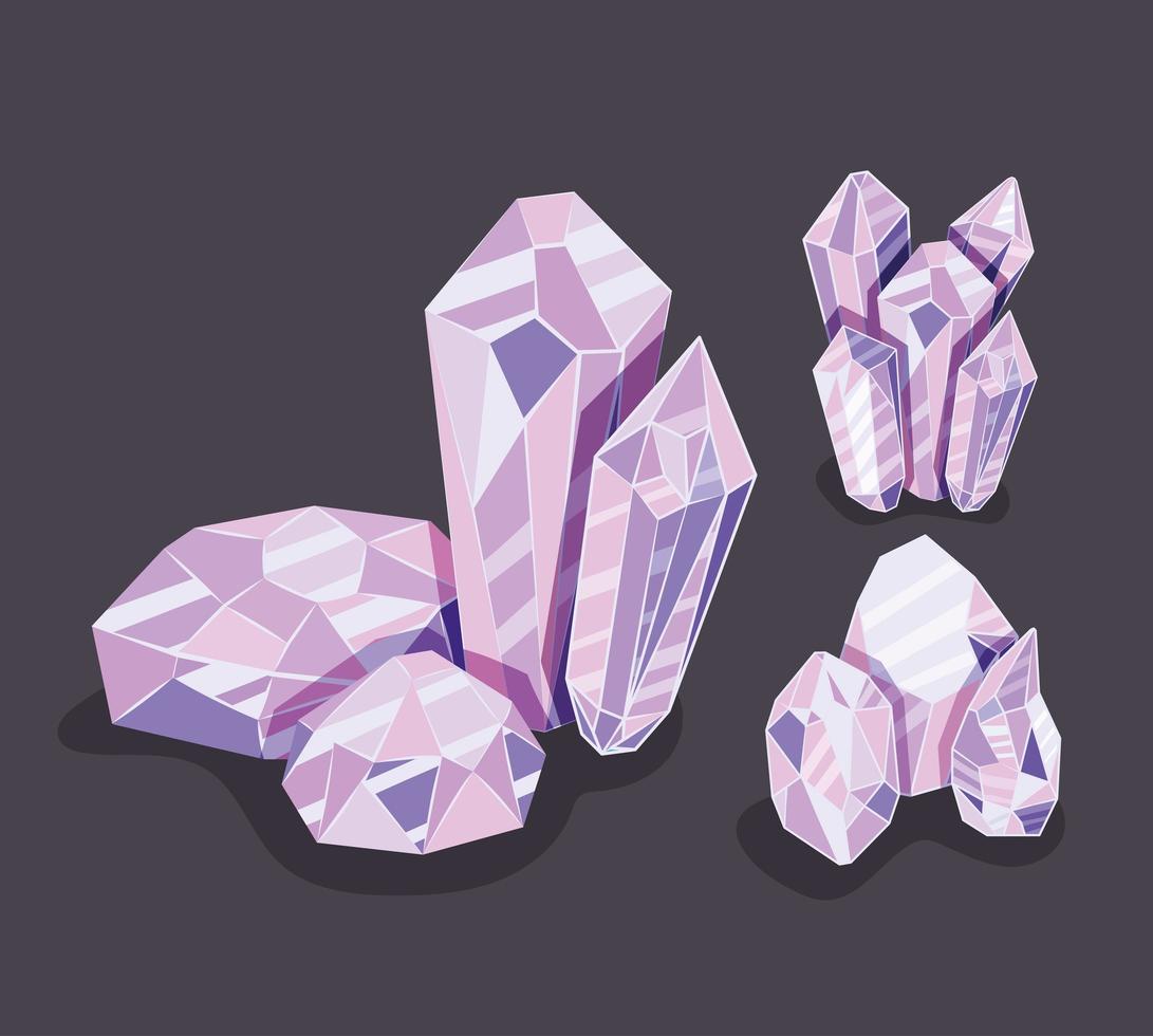amethyst icons pack vector