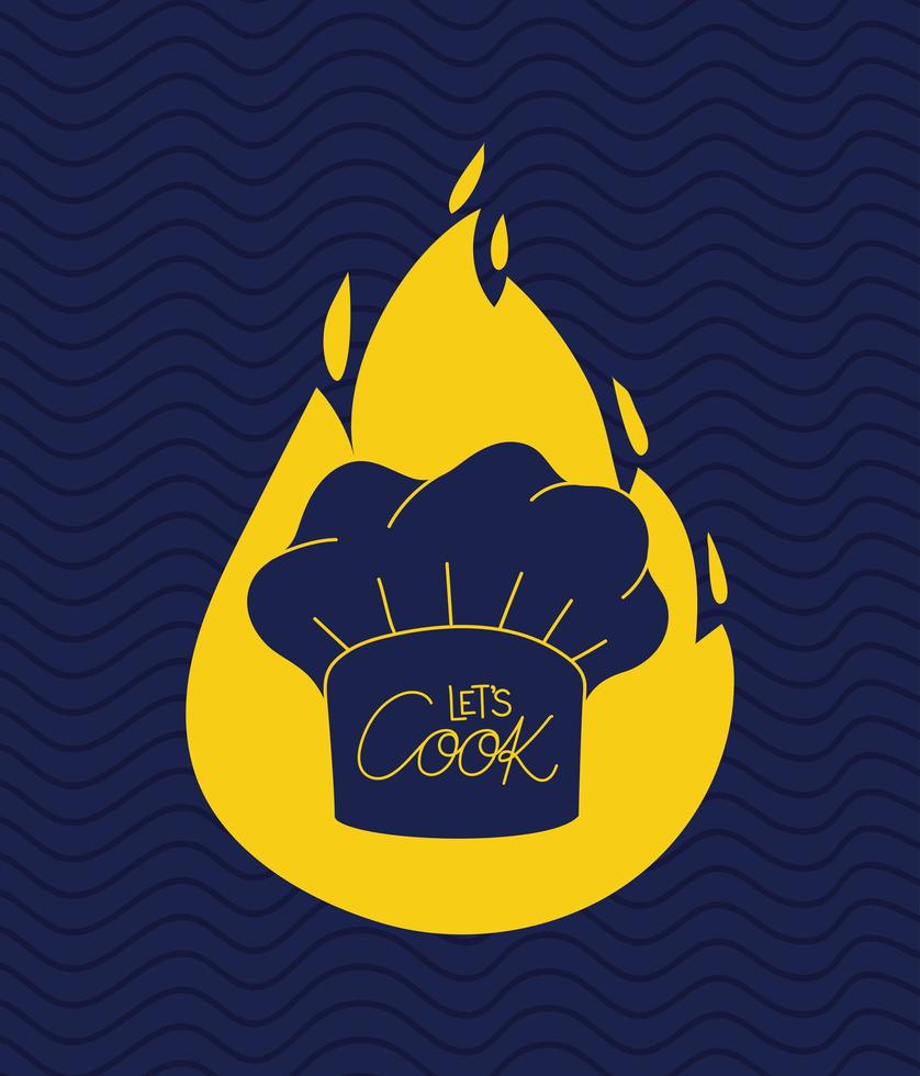 chef hat design vector