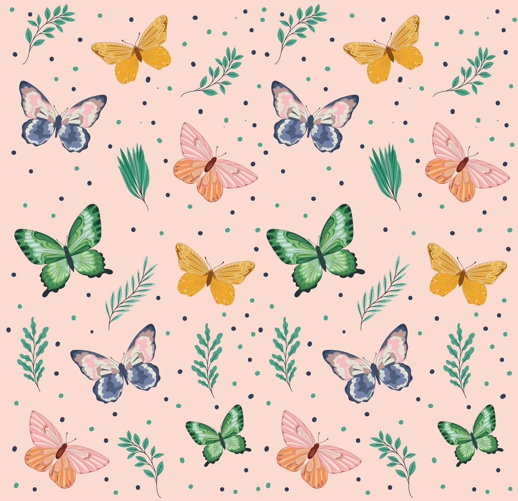 cute butterflies wallpaper 2711083 Vector Art at Vecteezy