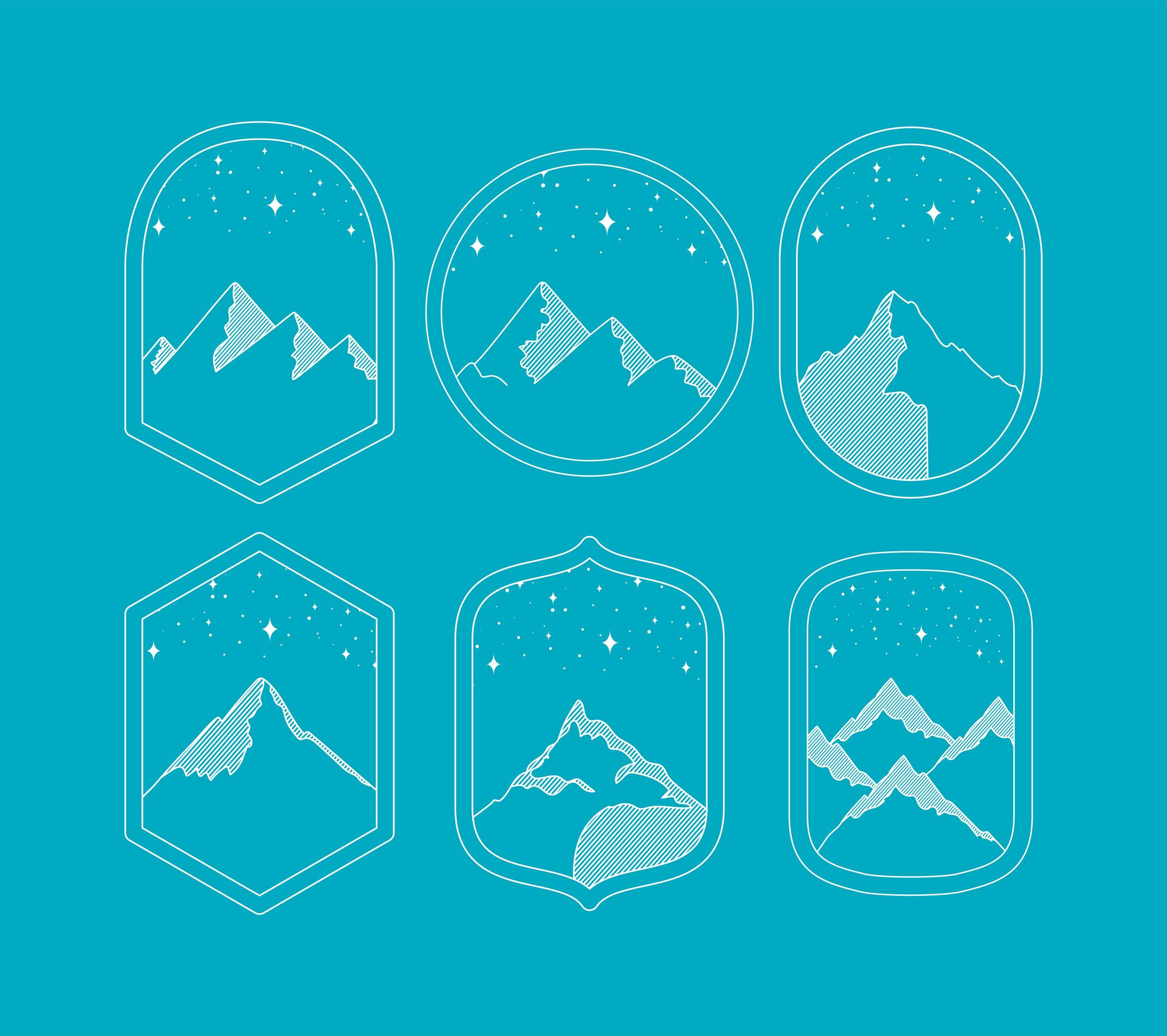 travel badges pack 2711413 Vector Art at Vecteezy