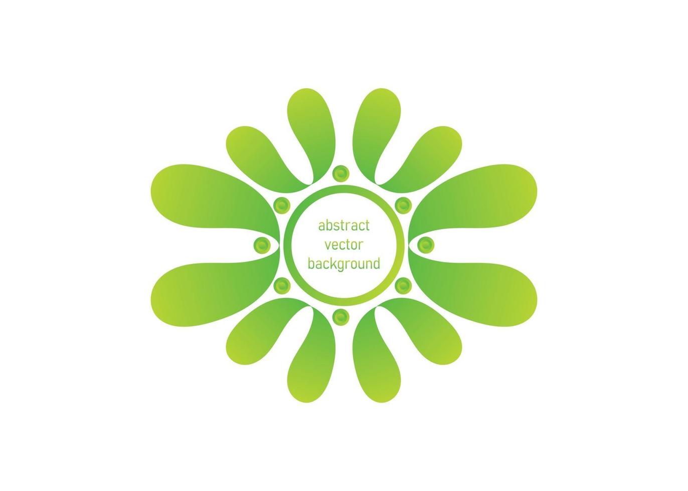 green floral hexagonal web banner design template. used for background icon , web design, design element. vector