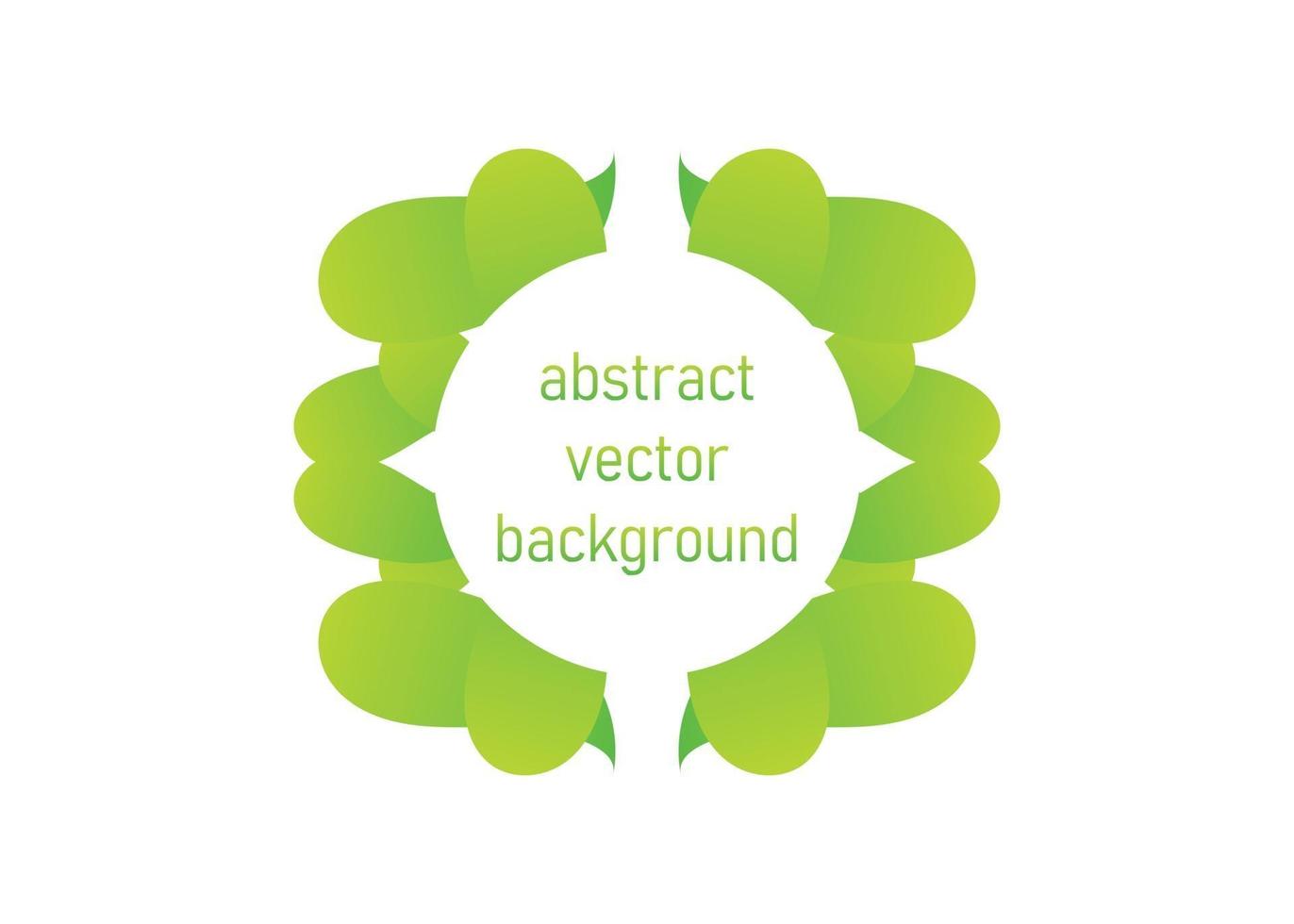 green floral hexagonal web banner design template. used for background icon , web design, design element. vector