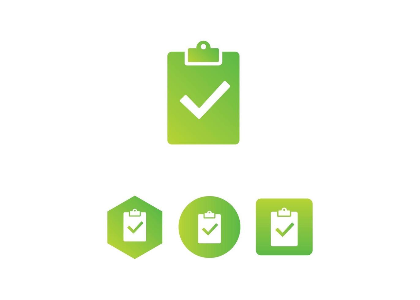 clipboard checkmark icon. task icon concept. gradient style vector icon