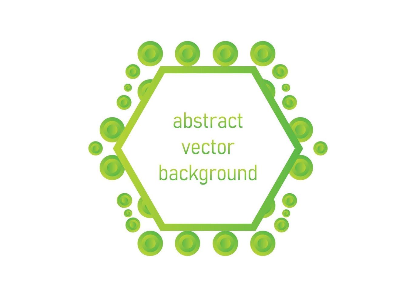 green floral hexagonal web banner design template. used for background icon , web design, design element. vector
