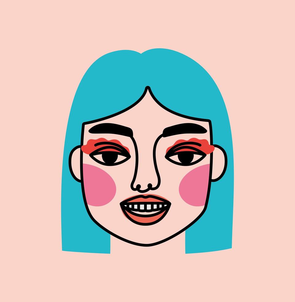 surreal cute teen vector