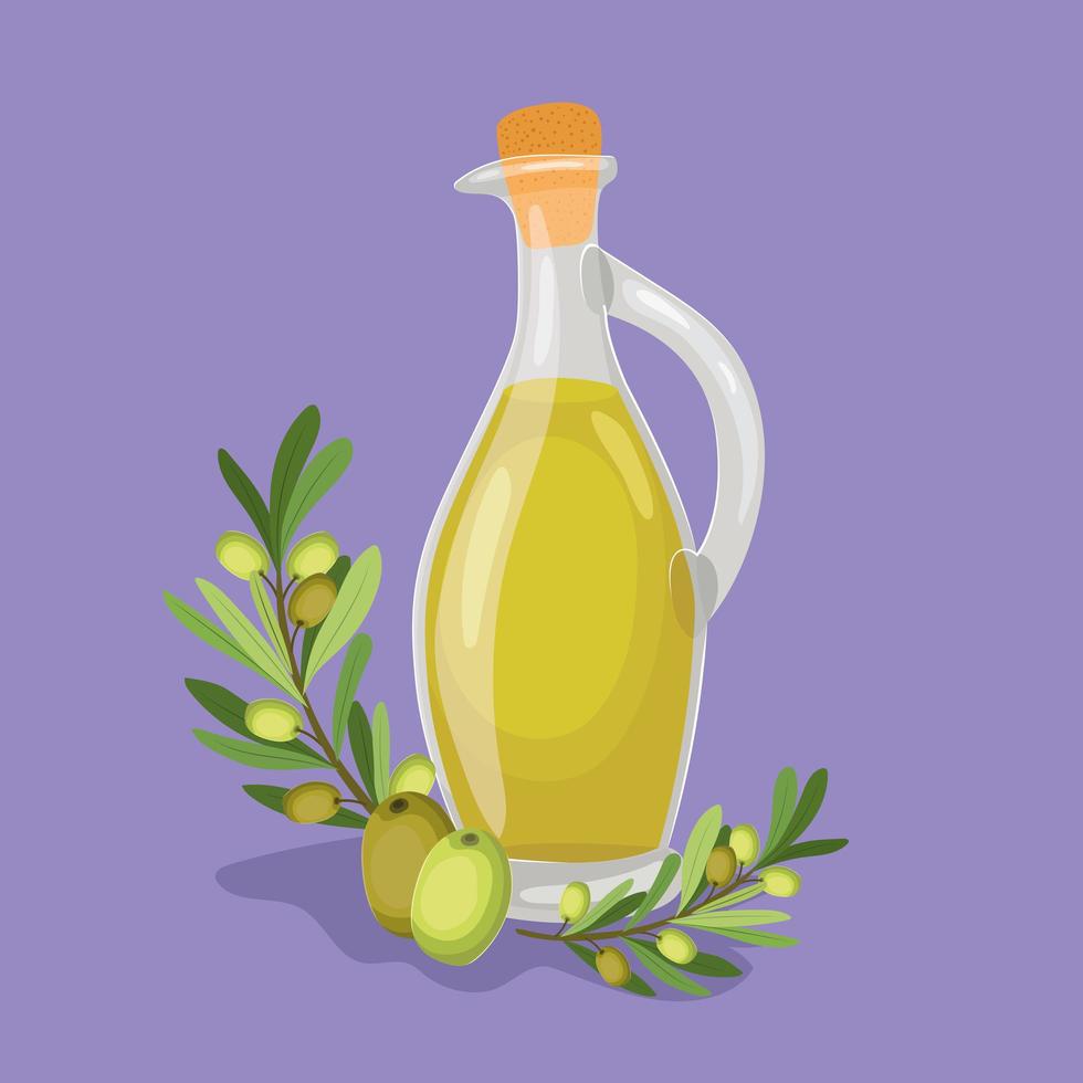 icono de aceite de oliva vector