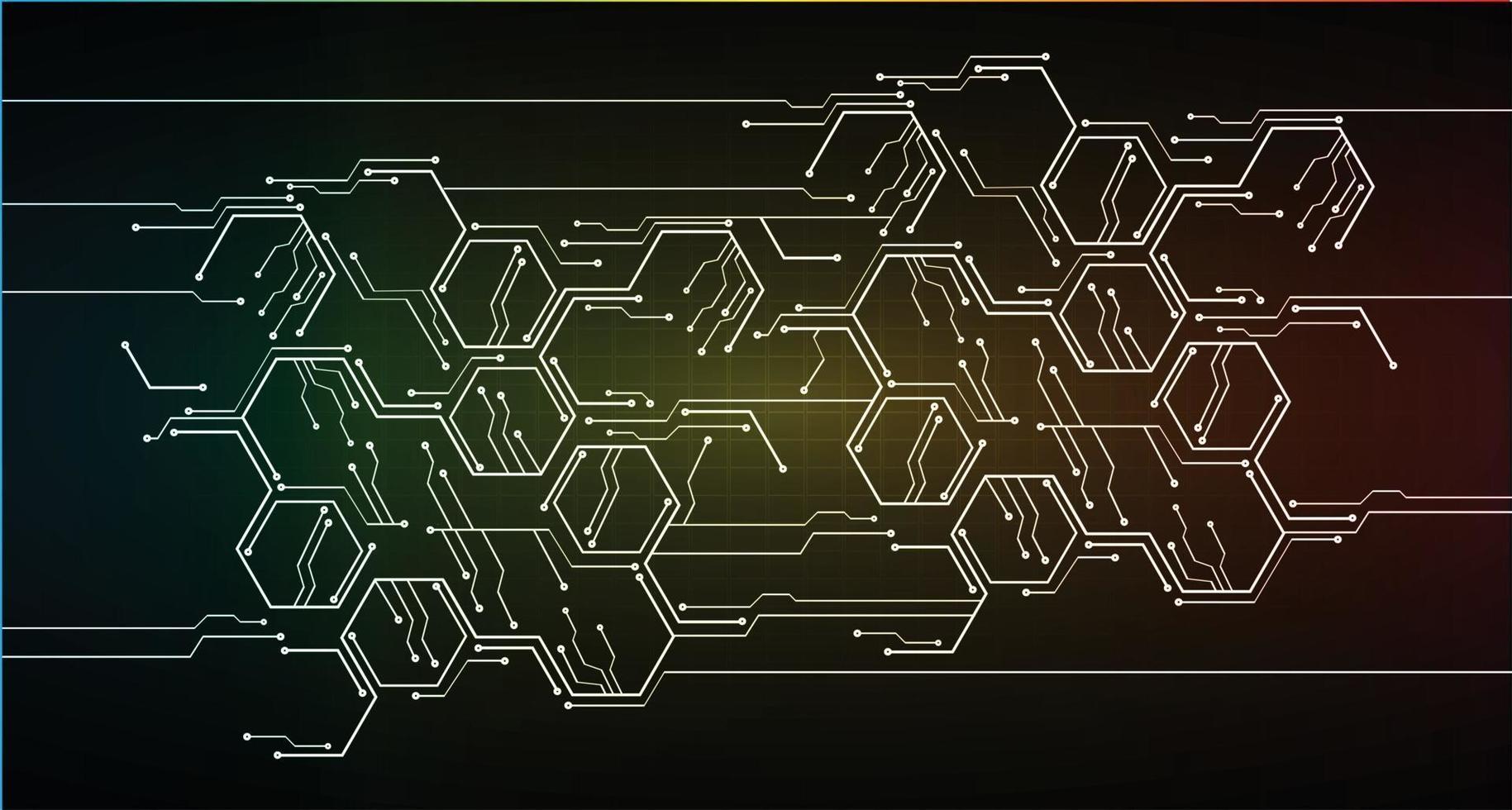 cyber circuit future technology concept background vector