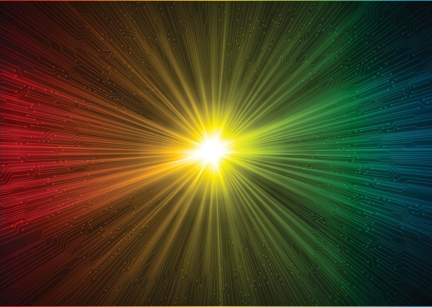 Light zoom abstract background vector