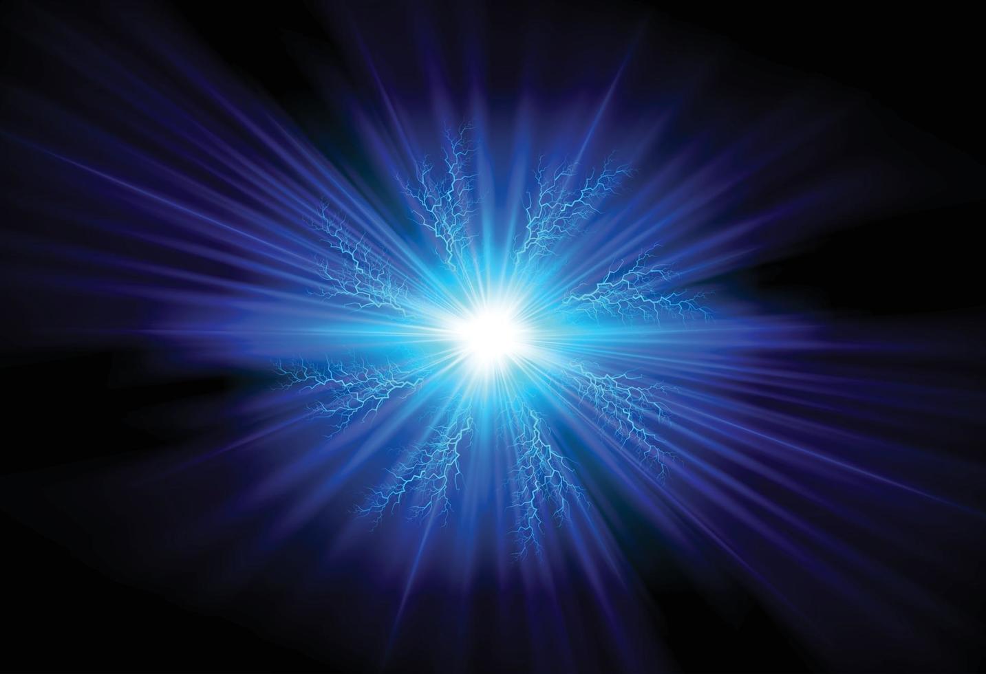 Light zoom abstract background vector