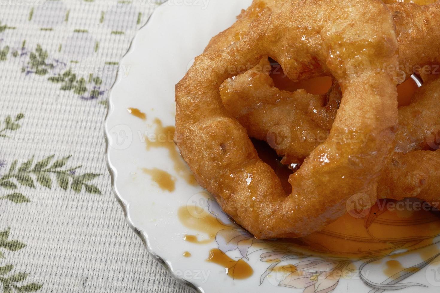 Traditional Peruvian dessert Picarones photo