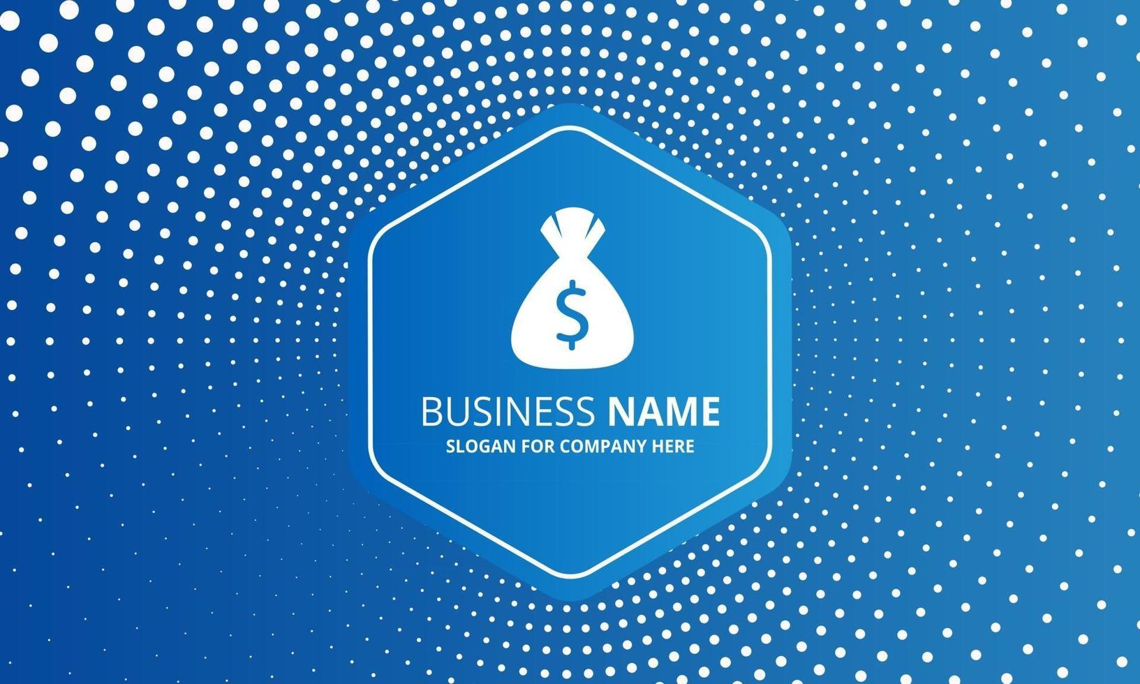 Modern Blue Gradient business Background With Dots vector