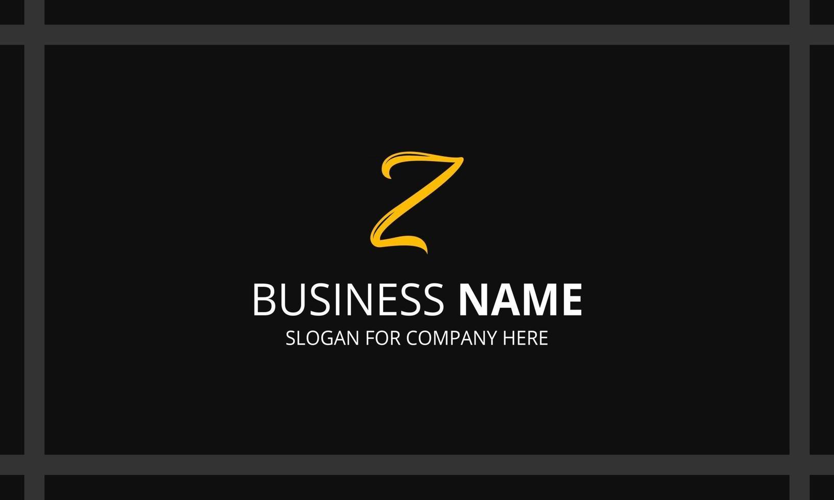 Modern Black Business Background With Frame vector