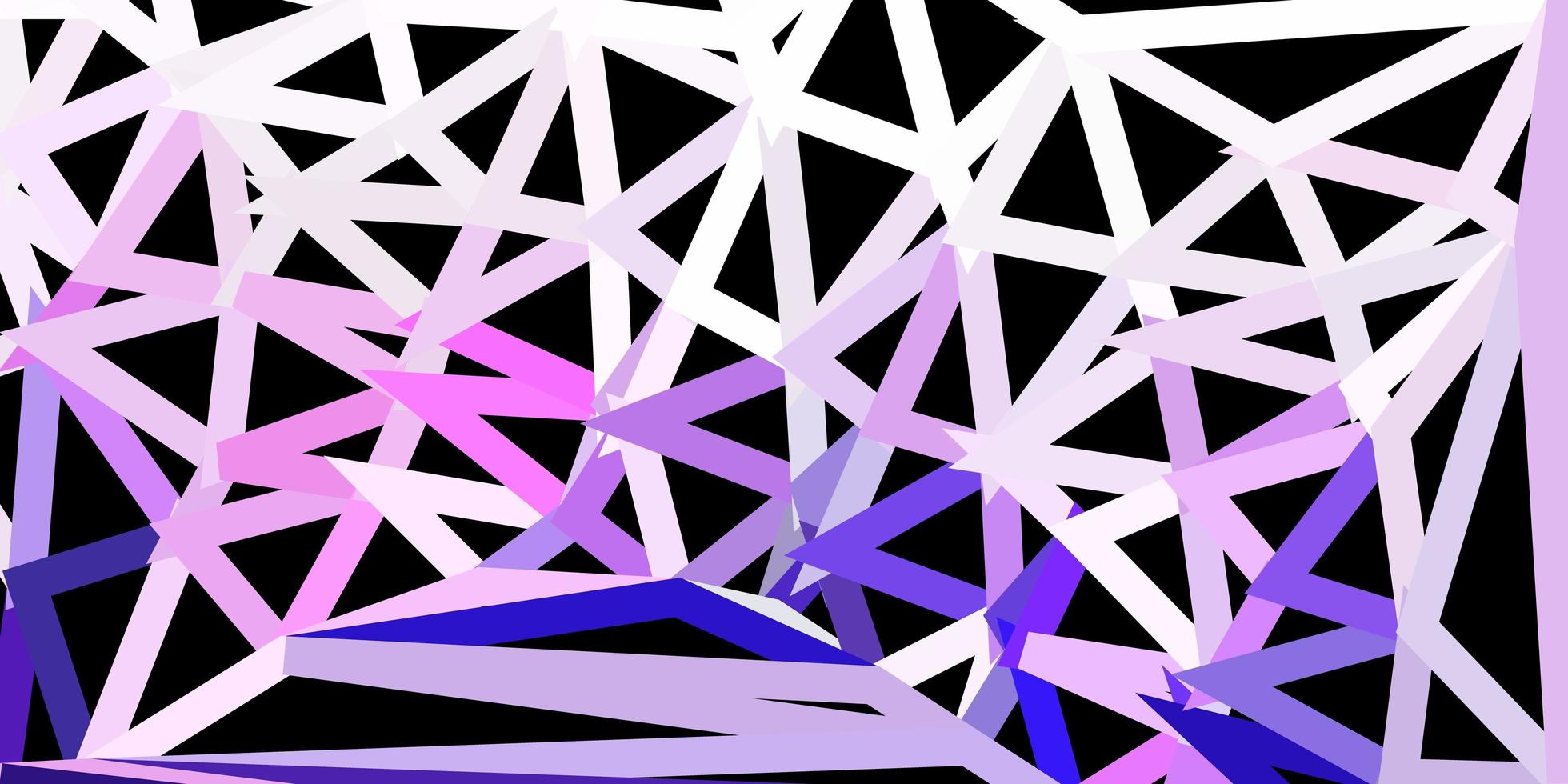 diseño poligonal geométrico vector púrpura claro