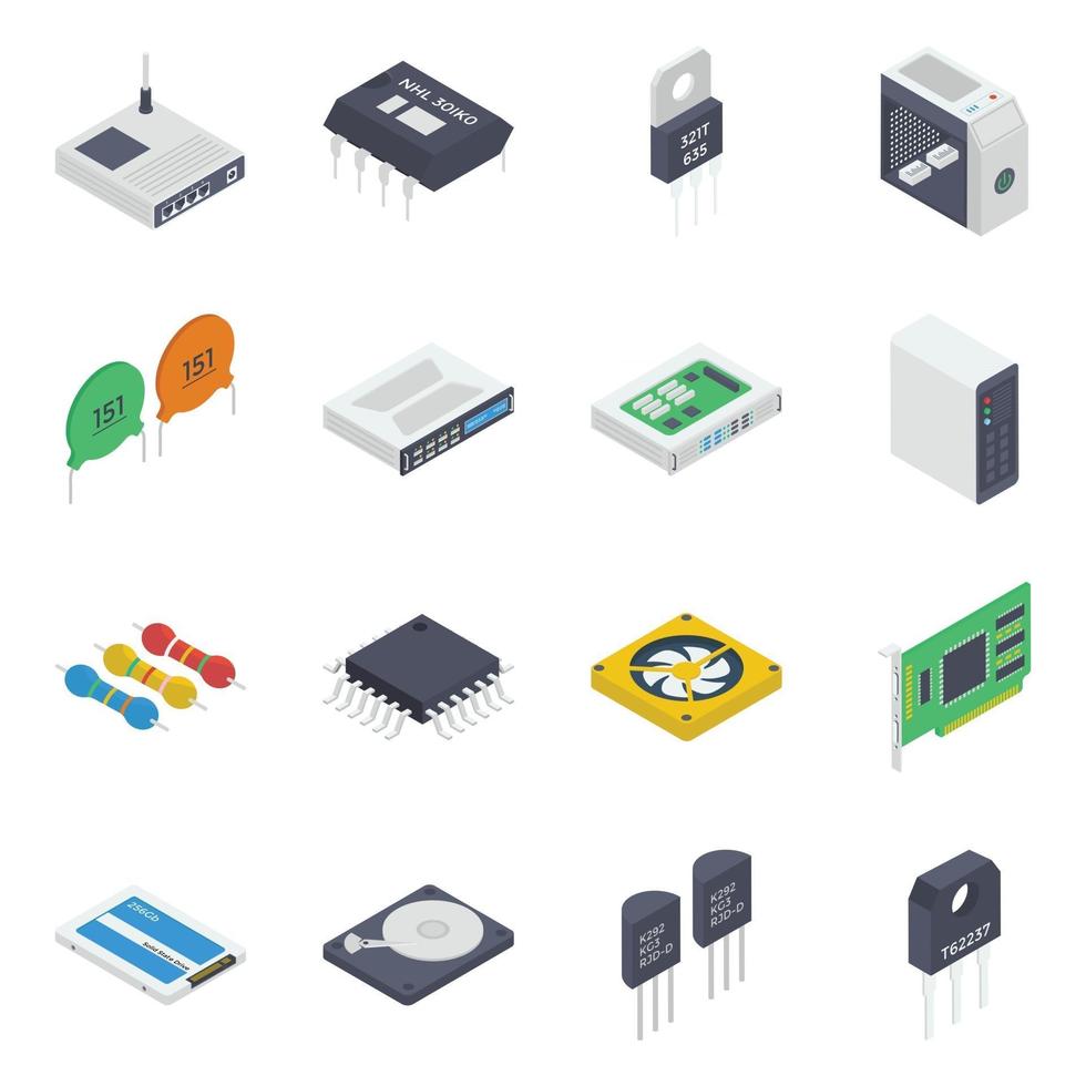 PC  and its Components vector