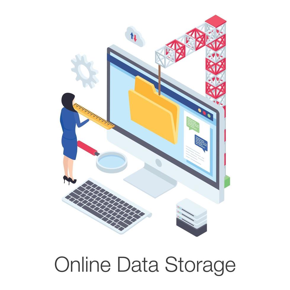 Online Data Storage vector