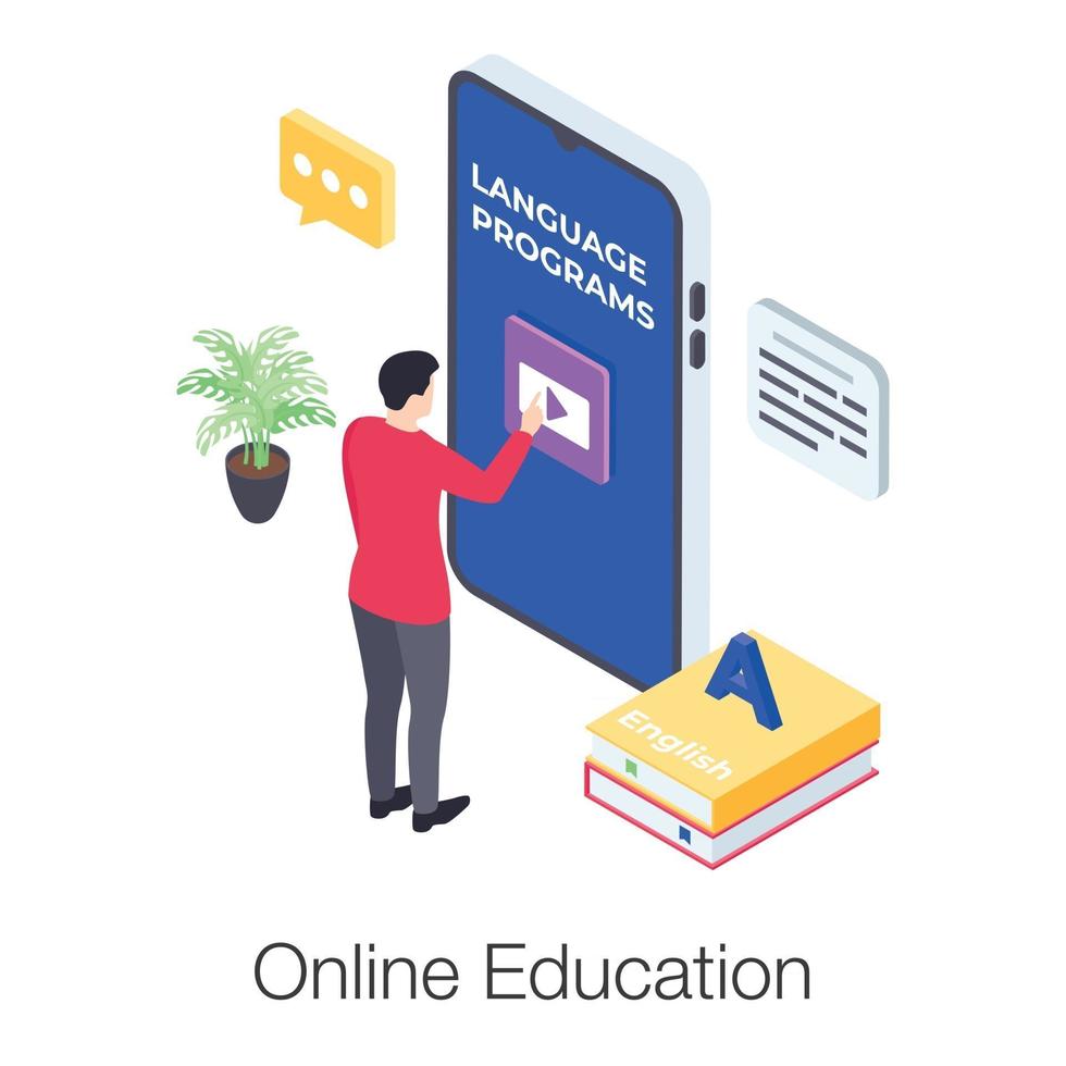 Online Learning and Education vector