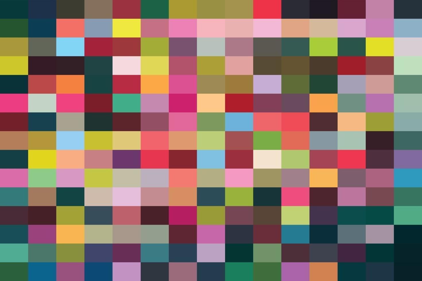 Rainbow mosaic background vector