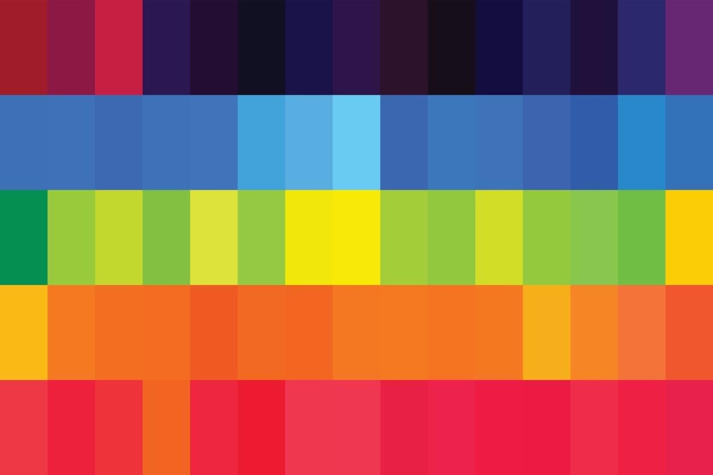 fondo de mosaico de arco iris vector