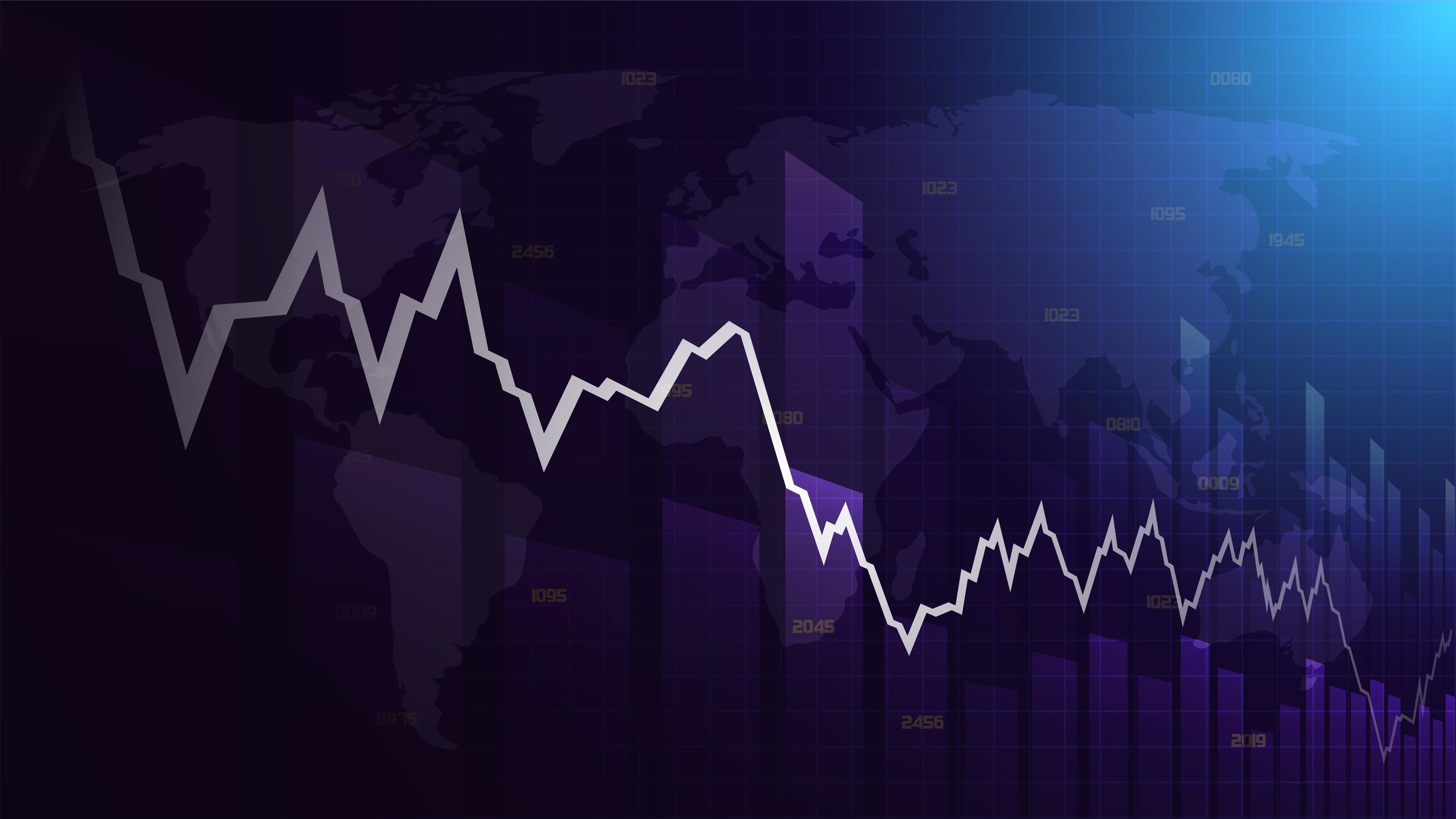 Trading background with sharp graphics. 2713628 Vector Art at Vecteezy