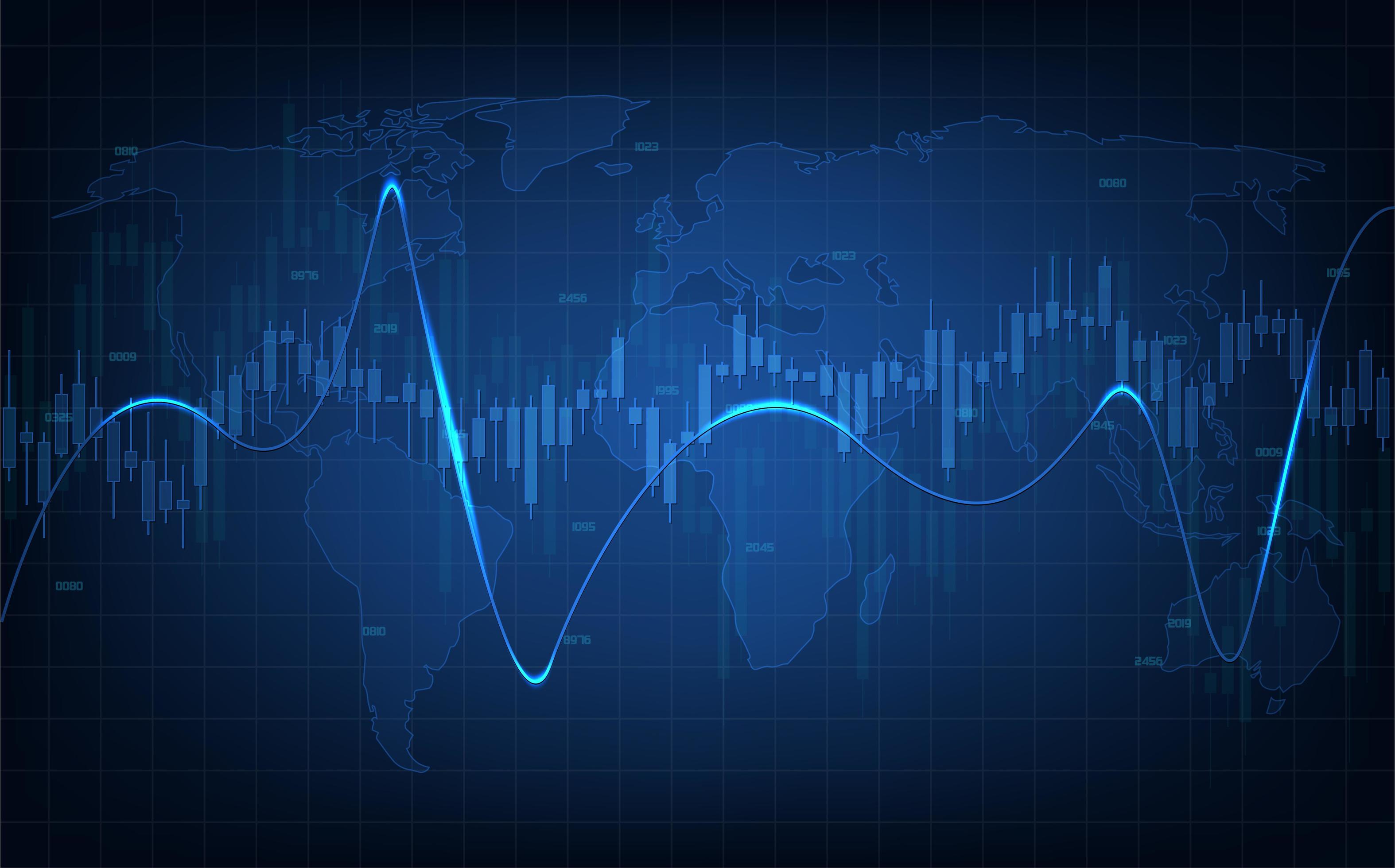 Trading Chart Background