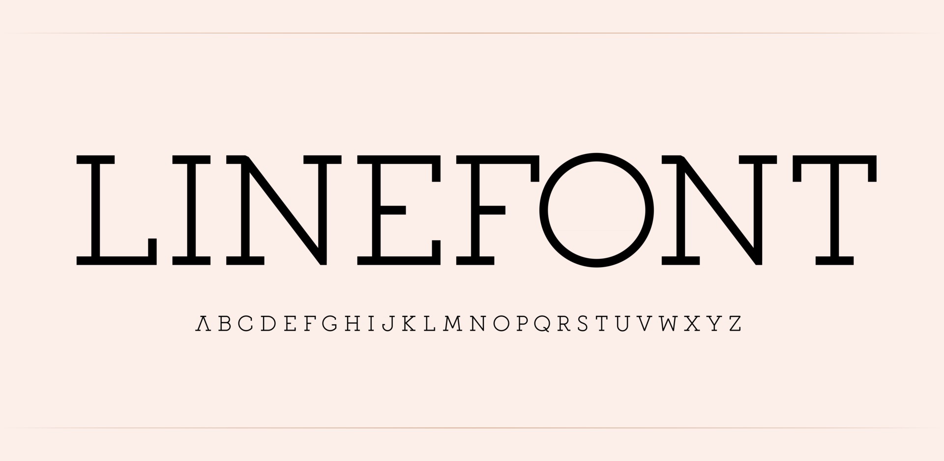 Simple serif alphabet from line. Thin elegant font for modern logo,  headline, monogram and lettering. Minimal modern classic style letters,  vector typographic design. 2713825 Vector Art at Vecteezy