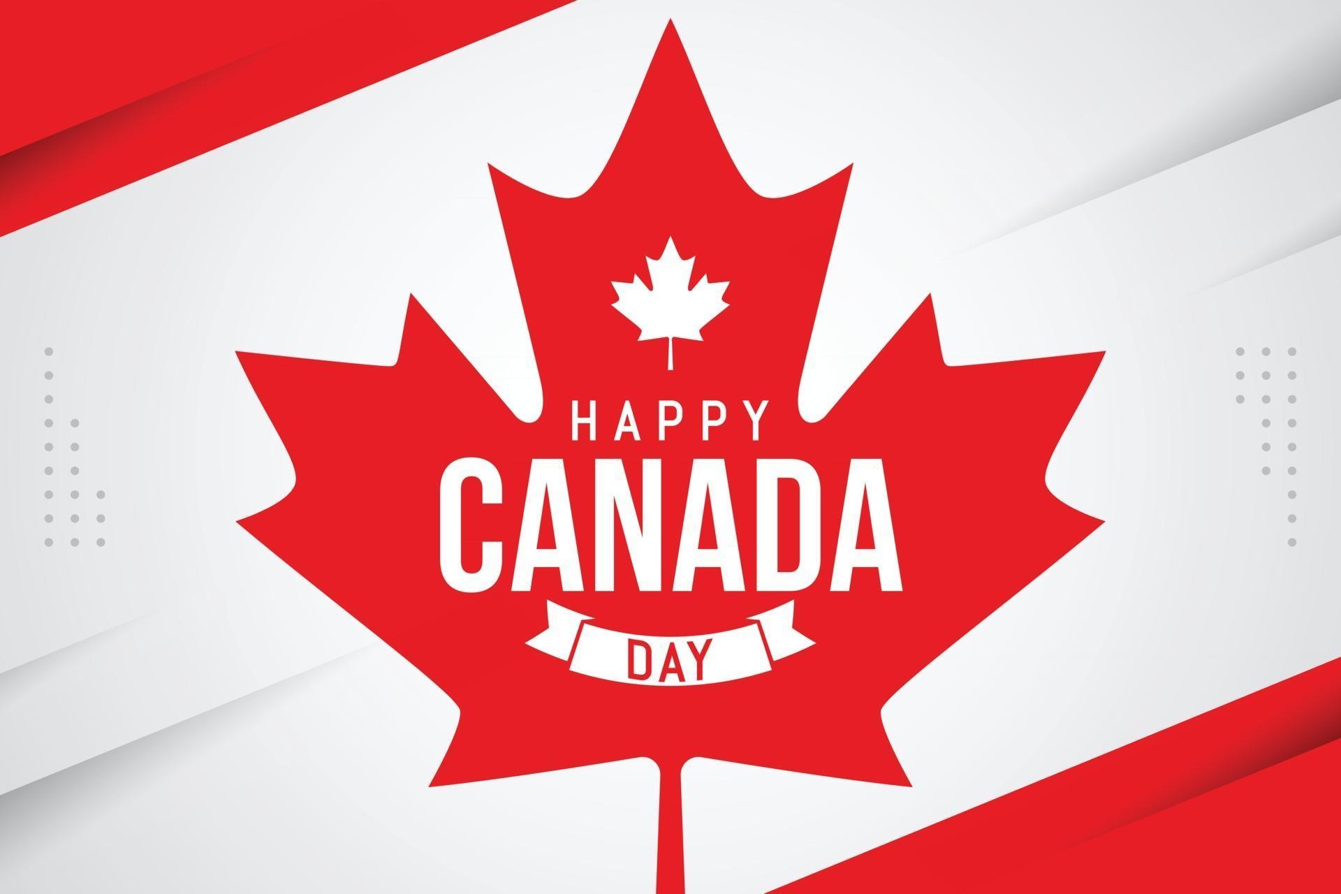 Happy Canada Day Celebration Banner Template 2714011 Vector Art At Vecteezy