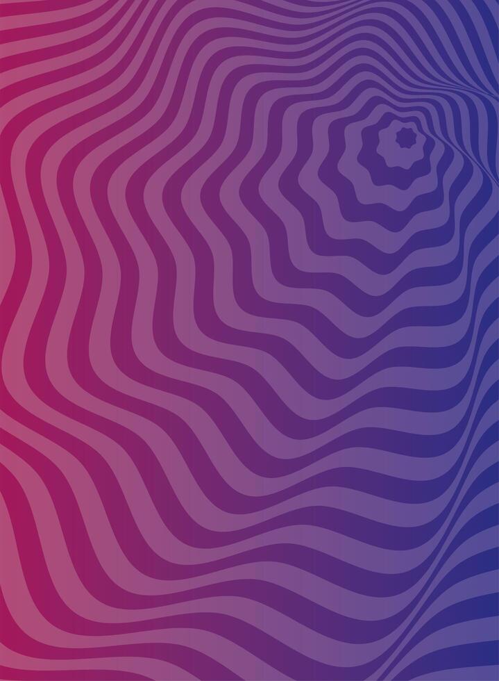 waves and forms purple background vector